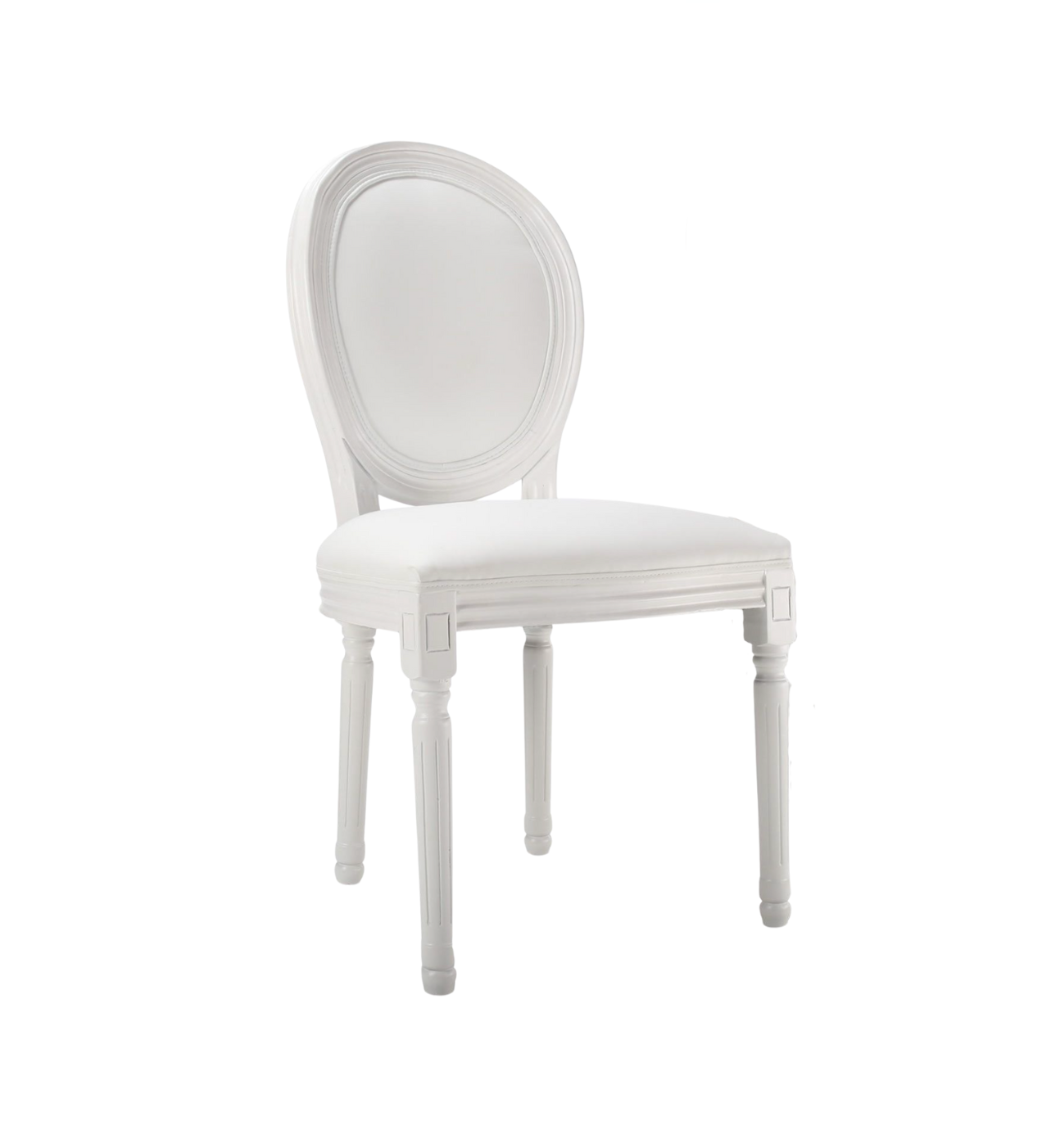 Chaise Médaillon Blanche