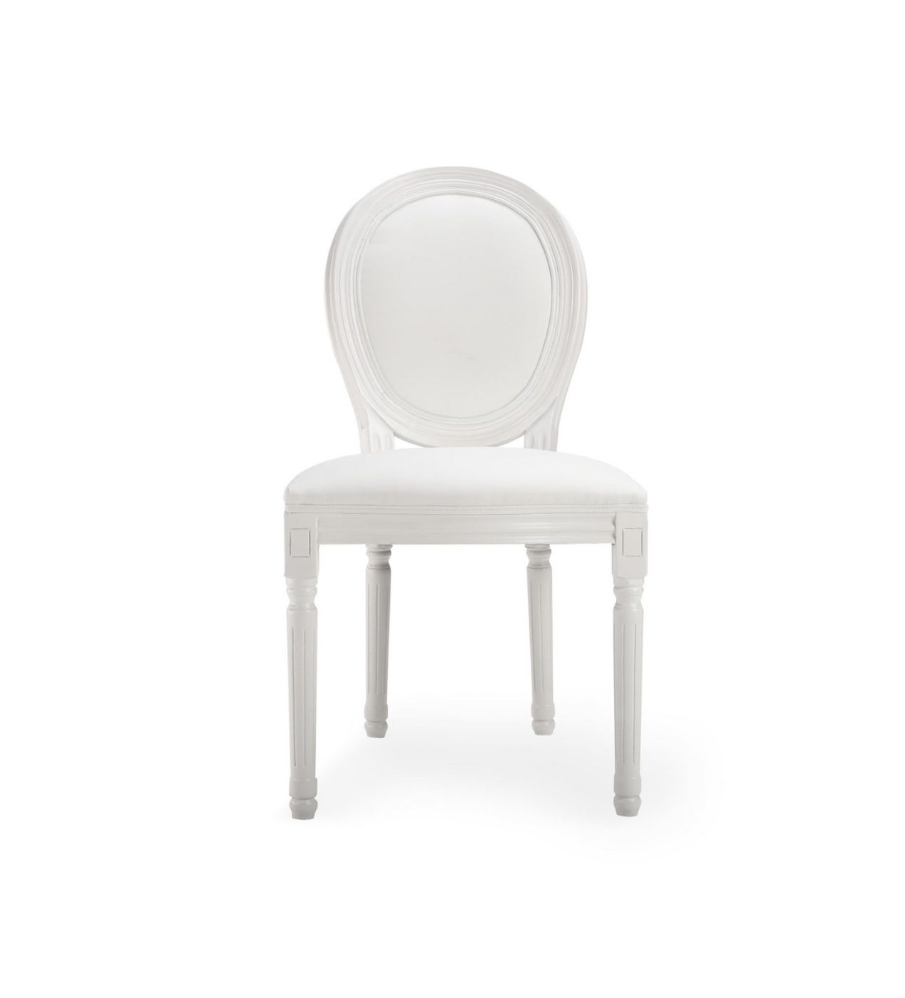Chaise Médaillon Blanche