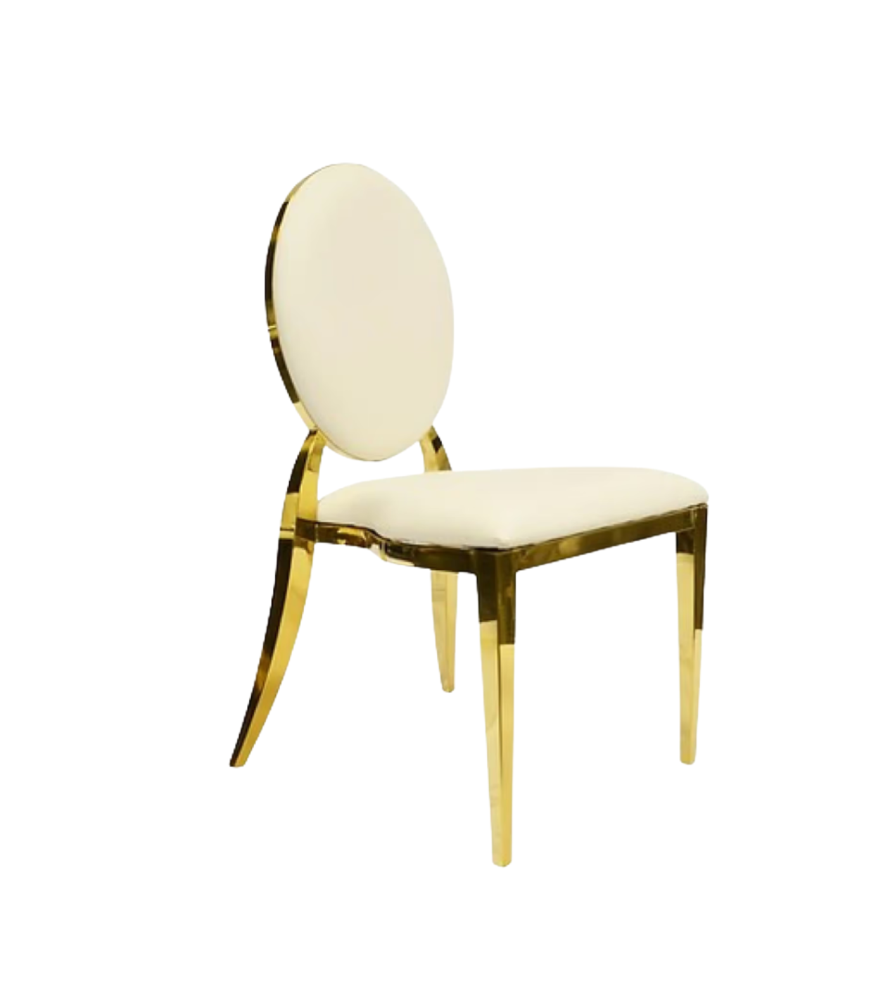 Chaise Médaillon Dorée
