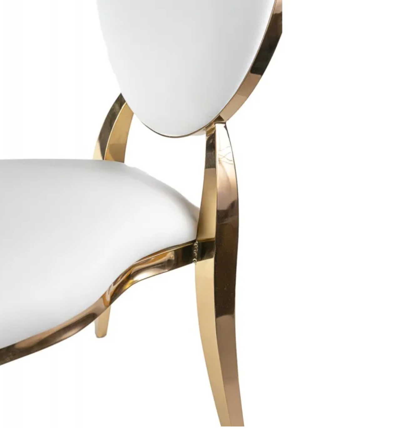 Chaise Médaillon Dorée