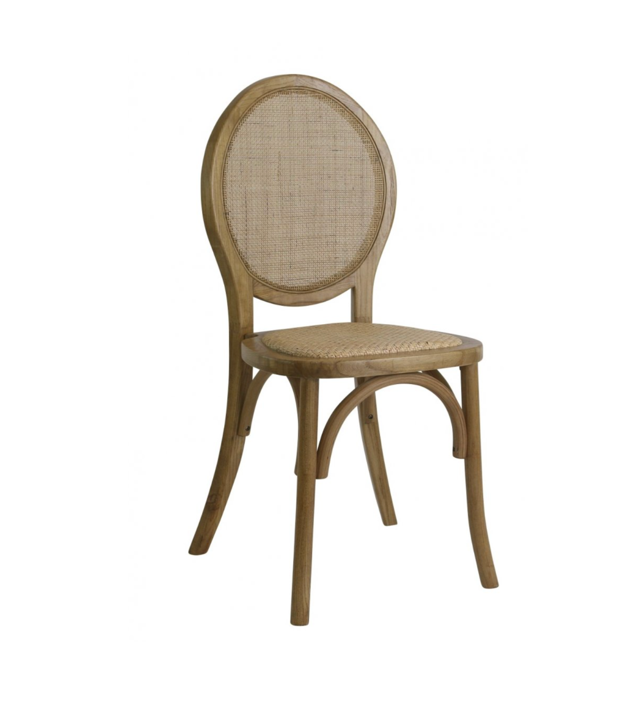Chaise Médaillon en Bois