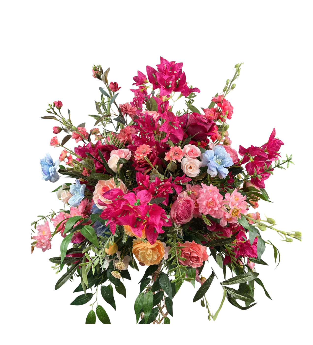 Composition Florale Artificielle – Éclat Bohème