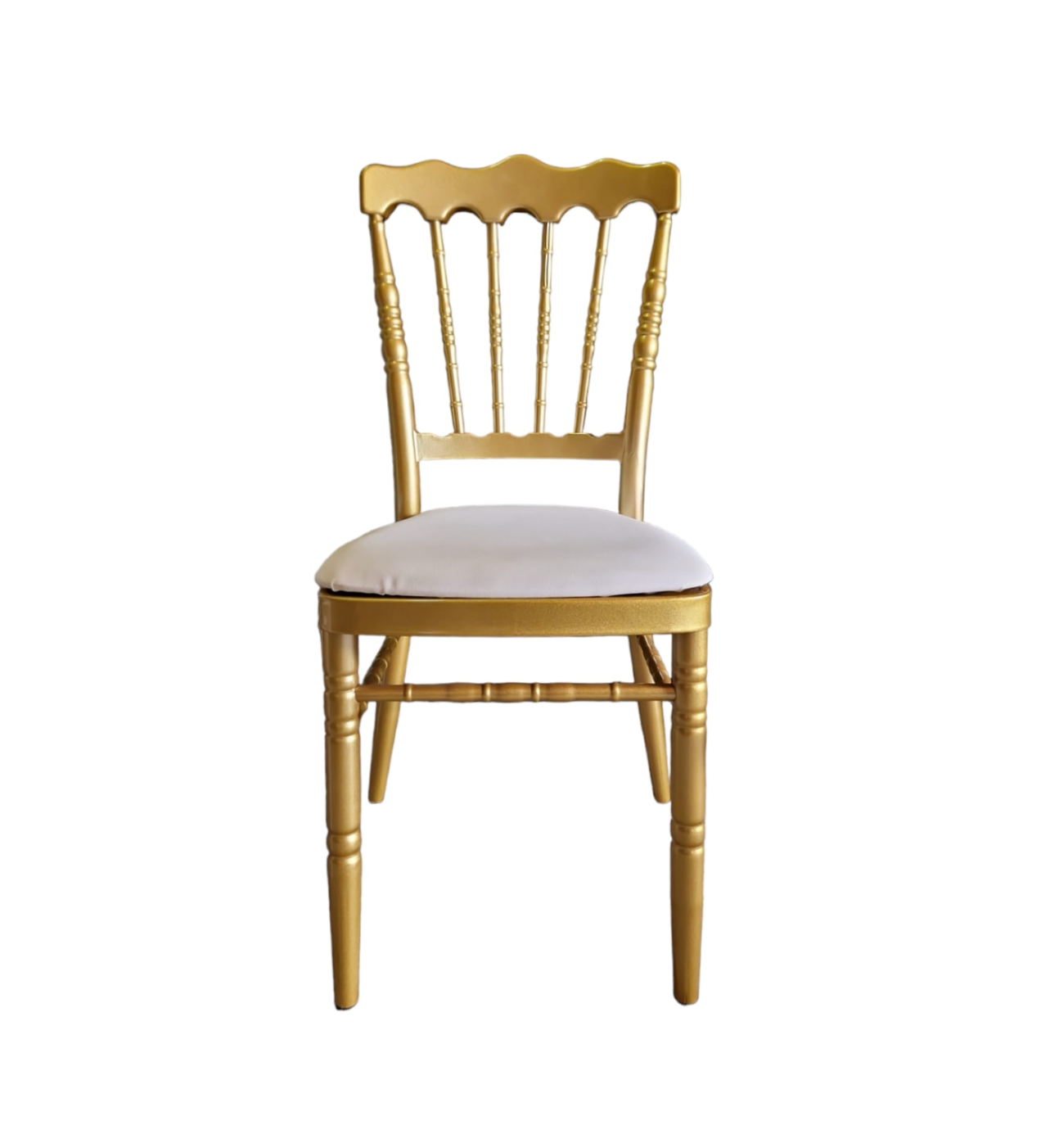 Chaise Napoléon dorée