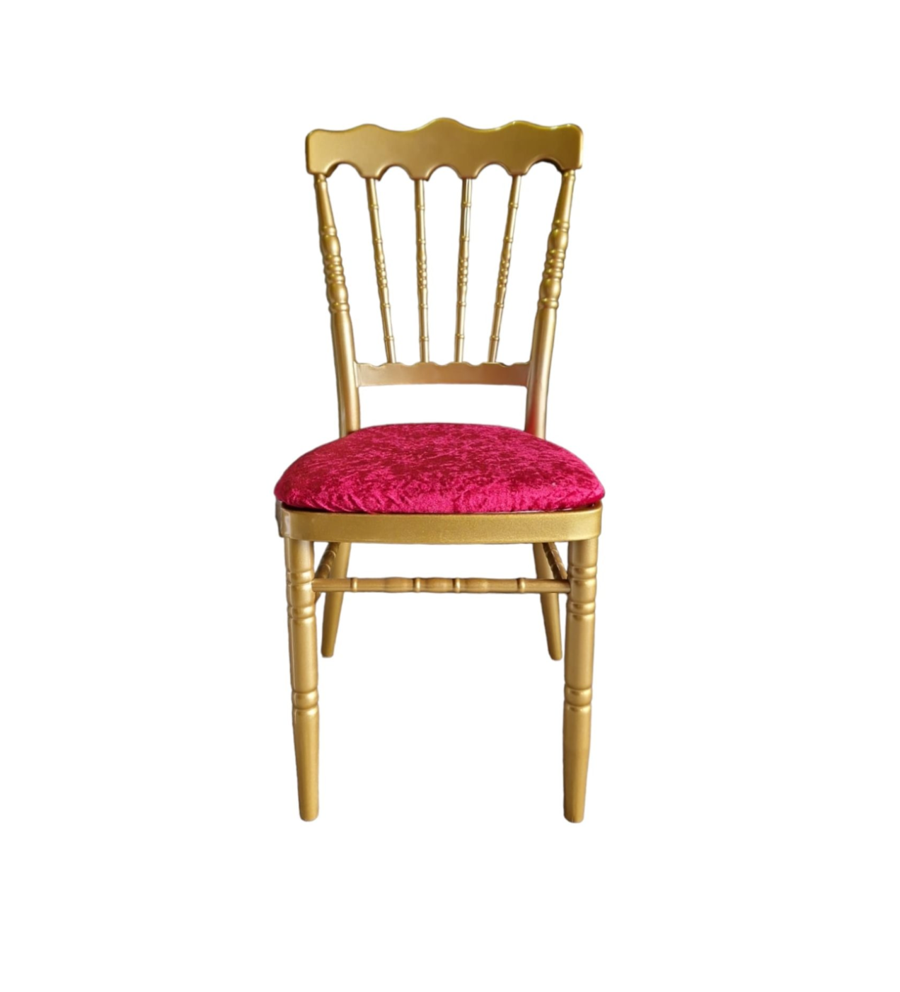 Chaise Napoléon dorée