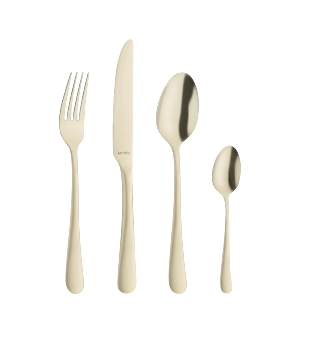 Collection Couverts Savannah Champagne