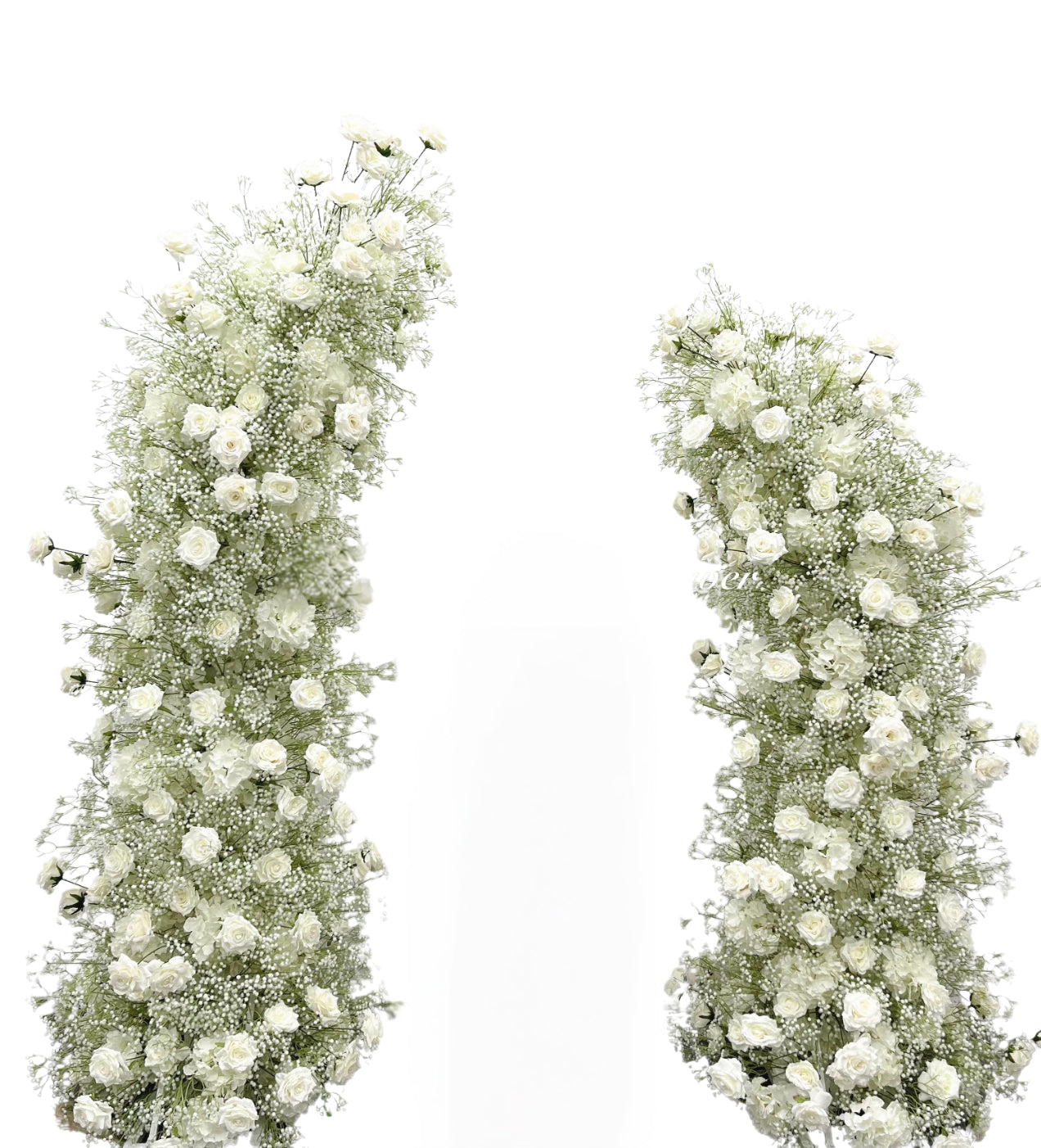 Arche Gypso & Roses Blanches