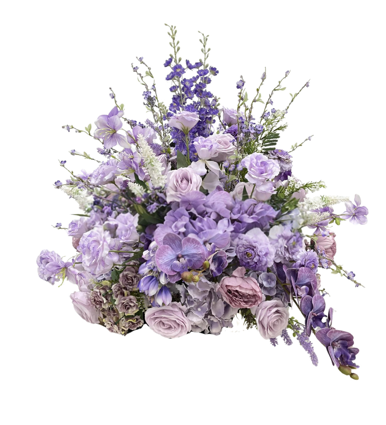 Composition Florale Artificielle – Lilas Rêveur