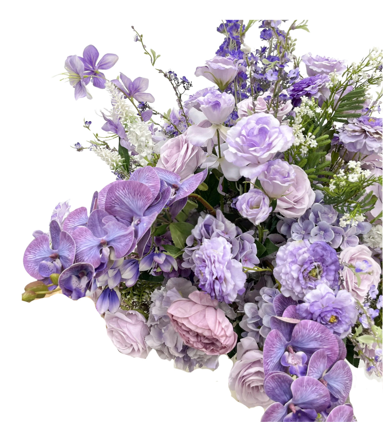 Composition Florale Artificielle – Lilas Rêveur
