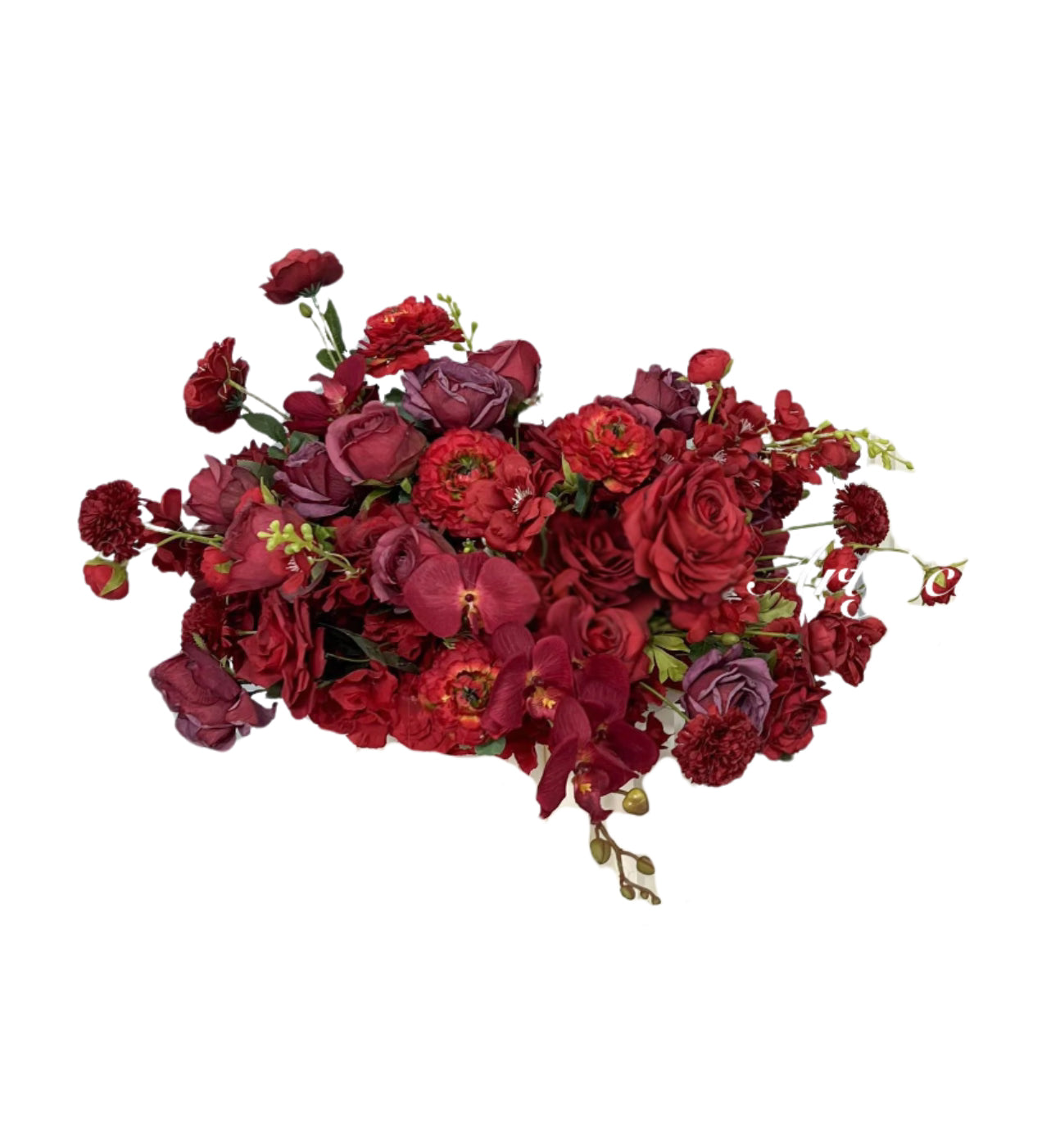 Composition Florale Artificielle – Passion Éclatante
