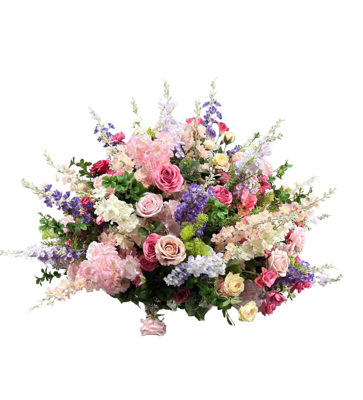 Composition Florale Artificielle – Arc-en-Ciel Floral