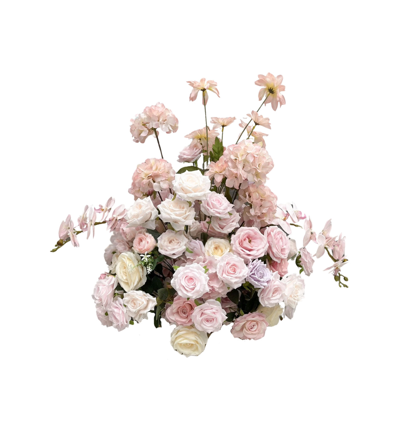 Composition Florale Artificielle – Rose Délicatesse