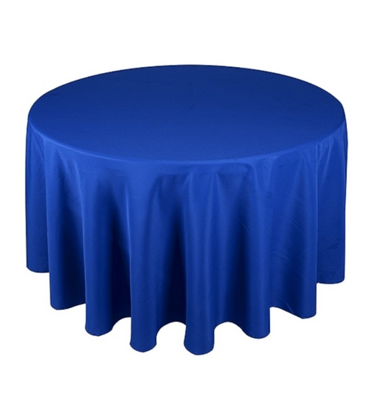 Nappe Ronde Polyester 280 cm Bleu Roi