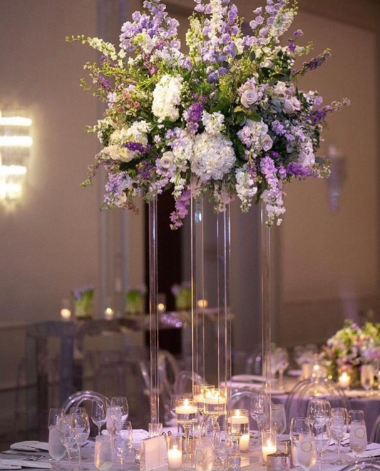 Pack décoration fleurs artificiel lilas