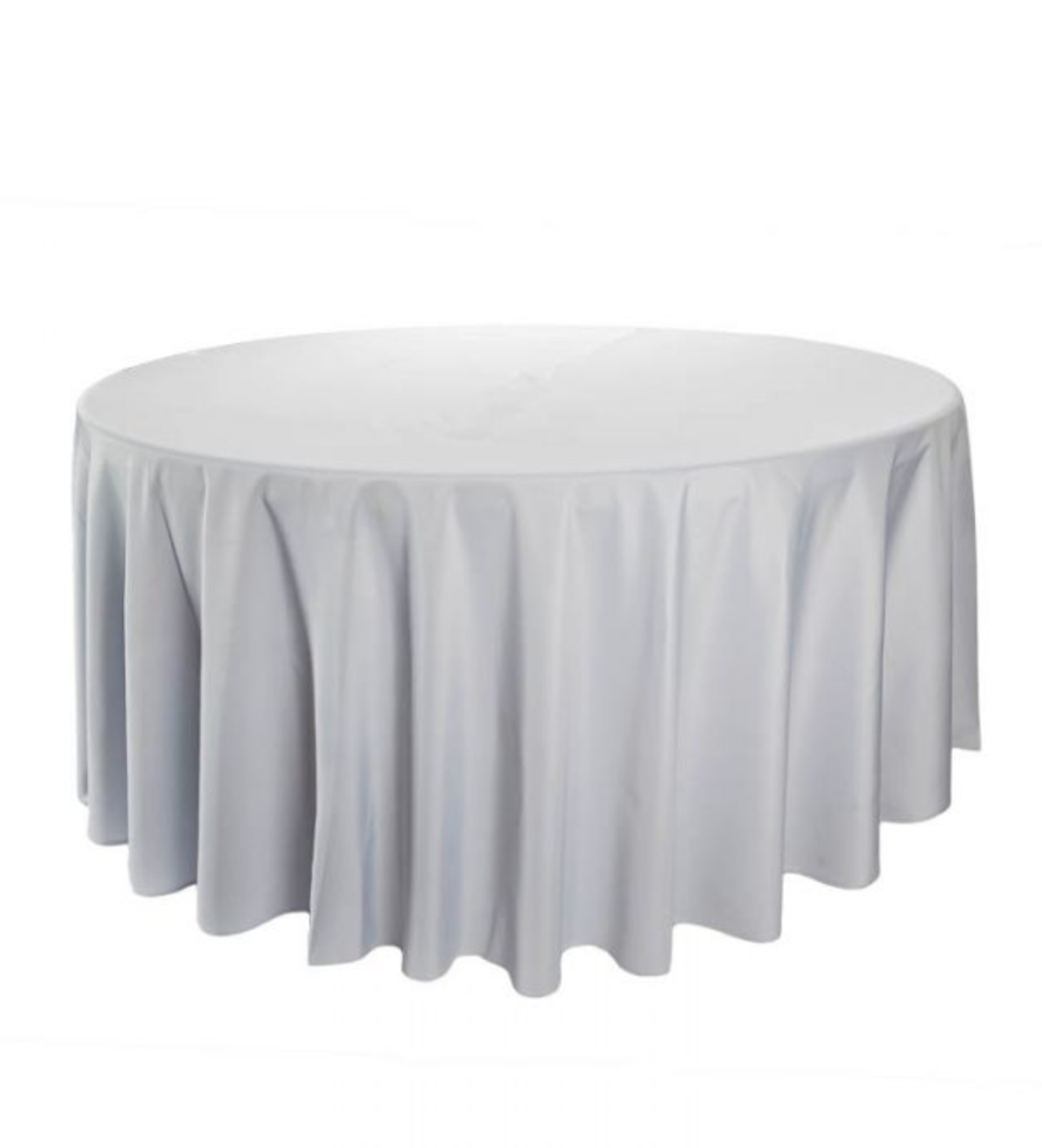 Nappe Ronde Polyester 280 cm Blanc